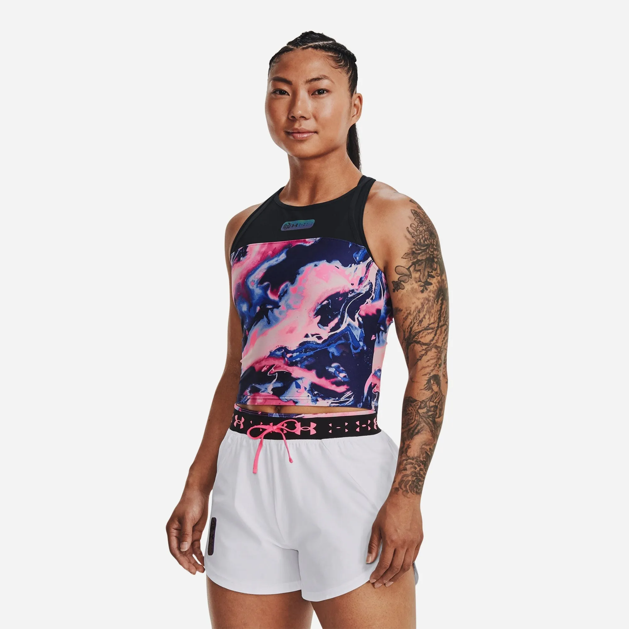 Áo Ba Lỗ Nữ Under Armour Run Anywhere - Đen