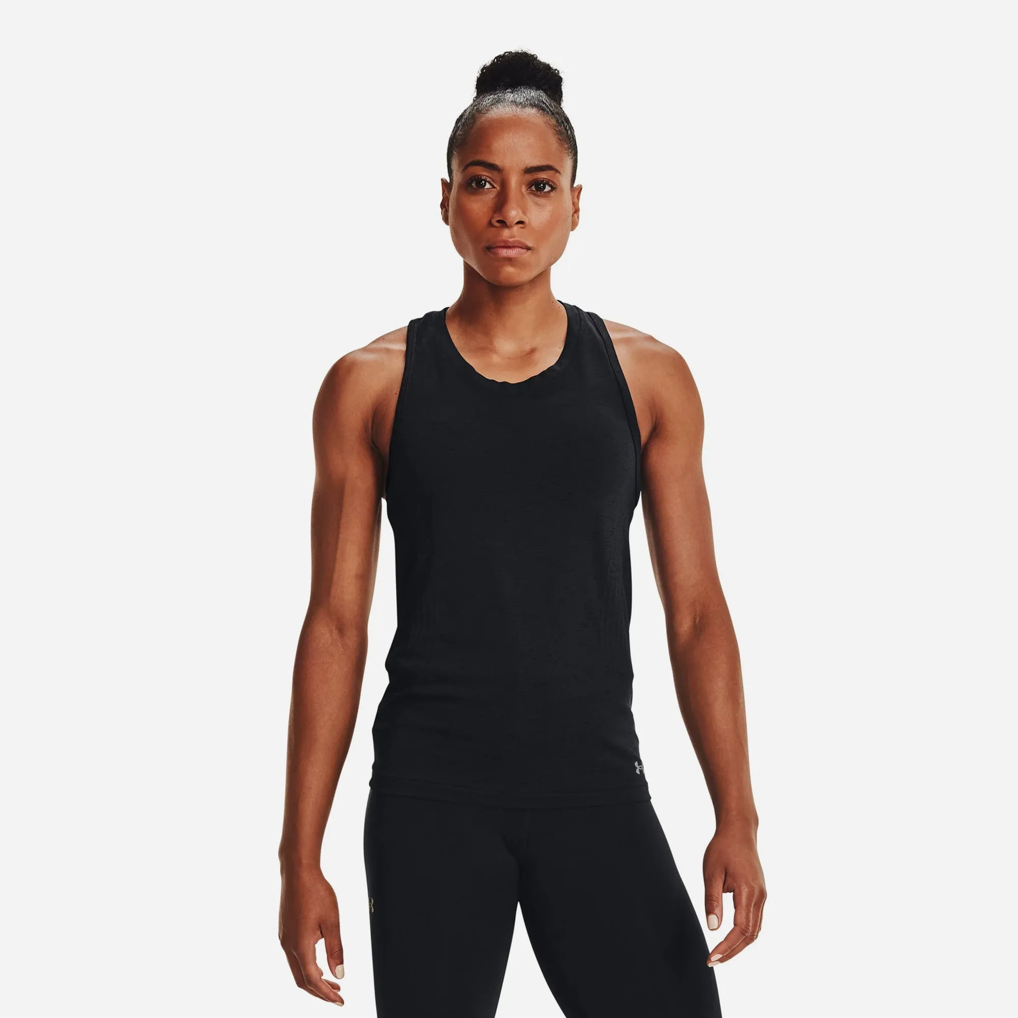 Áo Ba Lỗ Nữ Under Armour Seamless Run - Đen