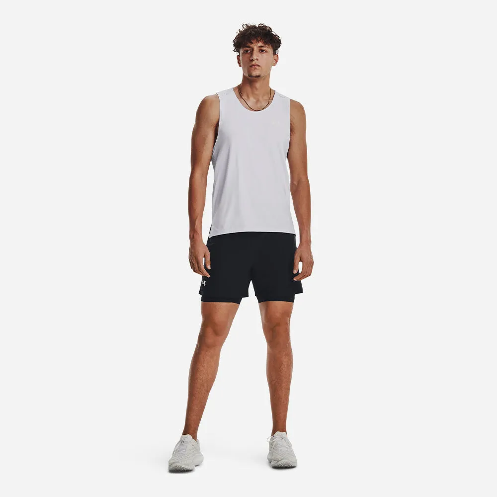 Áo Ba Lỗ Nam Under Armour Iso-Chill Laser 
 - Trắng