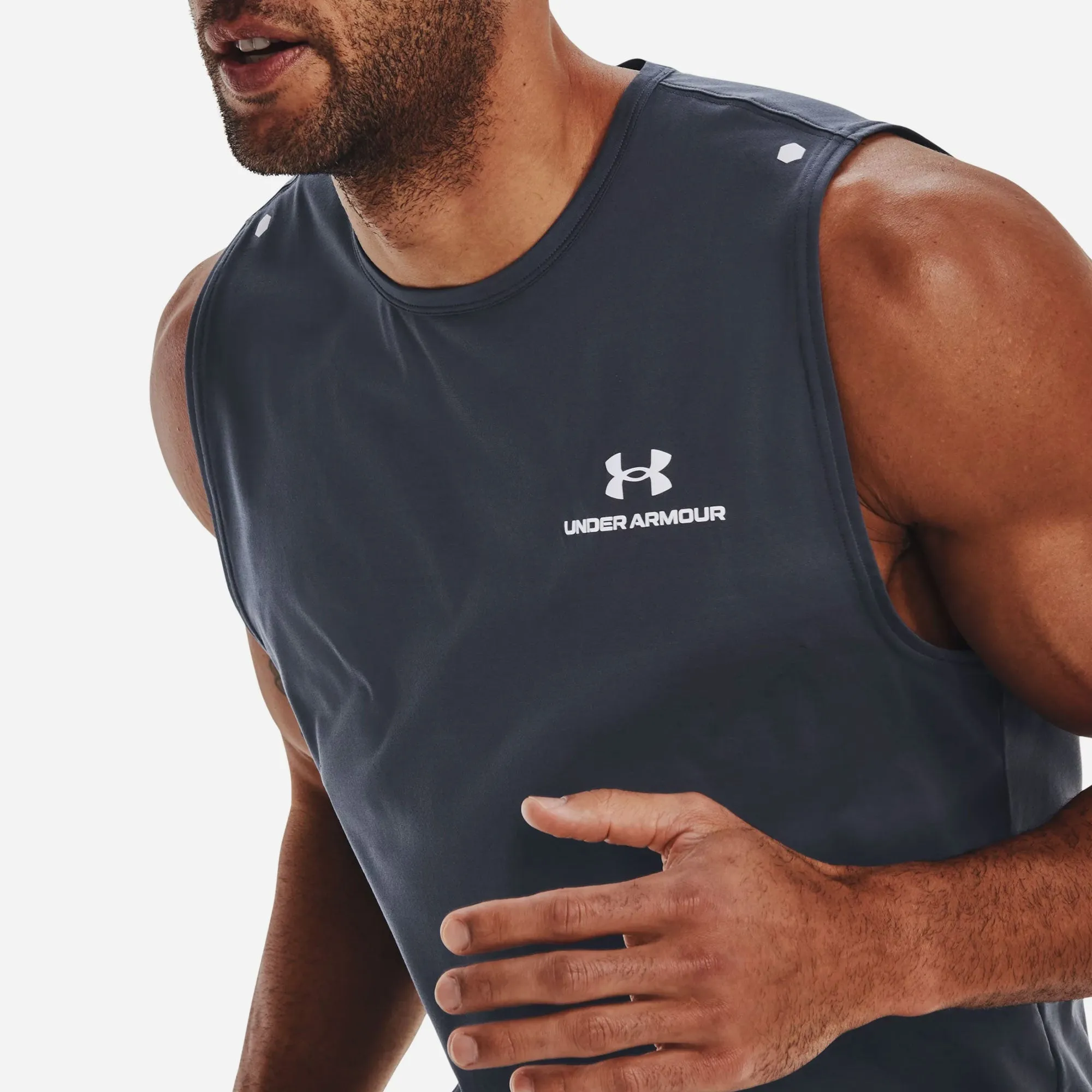 Áo Ba Lỗ Nam Under Armour Rush™ Energy - Xám