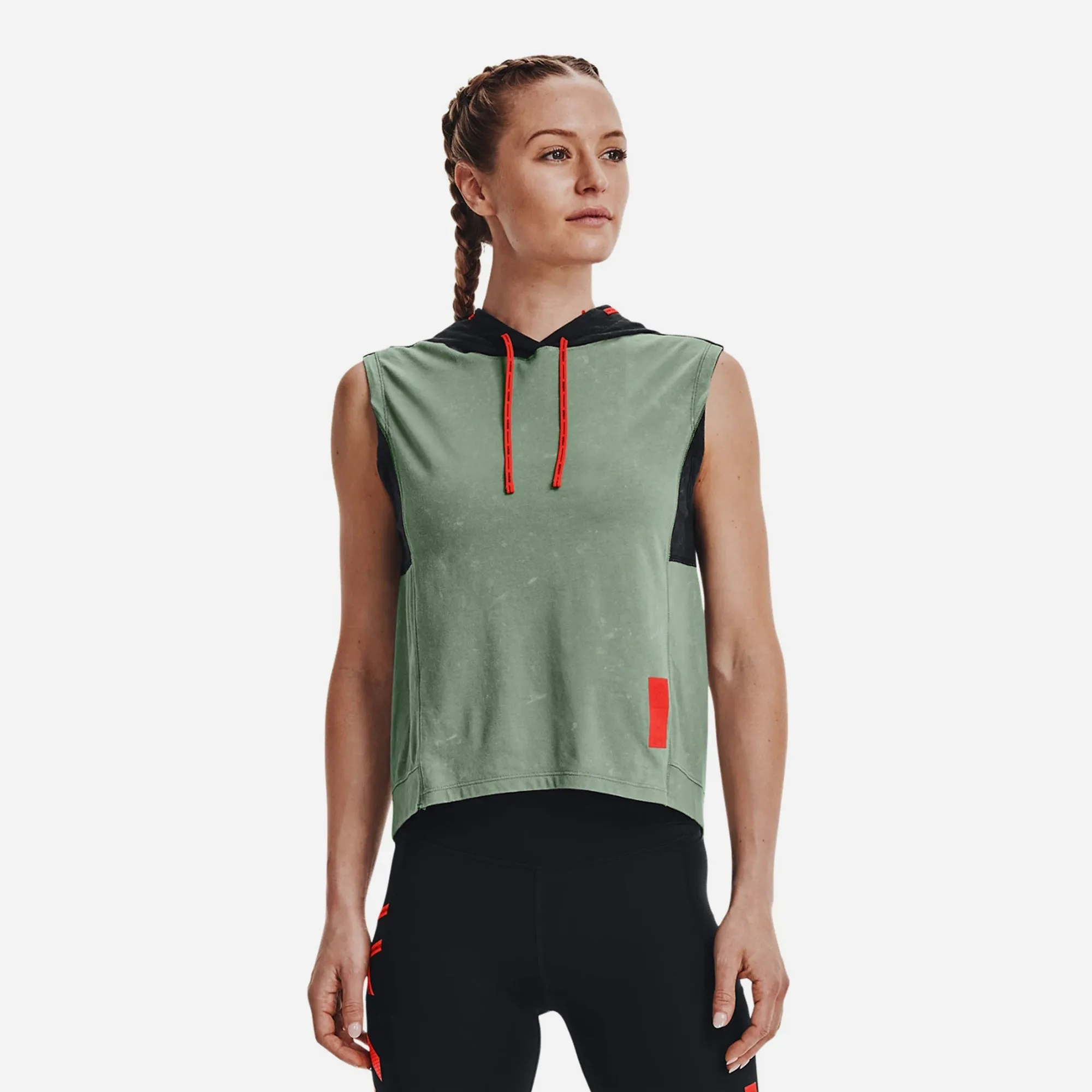 Áo Hoodie Nữ Under Armour Run Anywhere - Xanh Mint