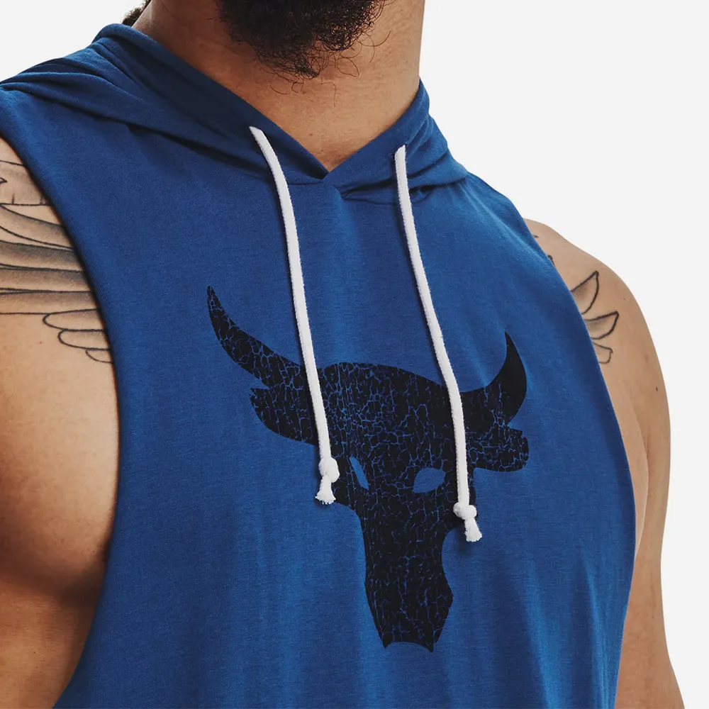 Áo Hoodie Nam Under Armour Project Rock Bsr Bull Sleeveless - Xanh Dương