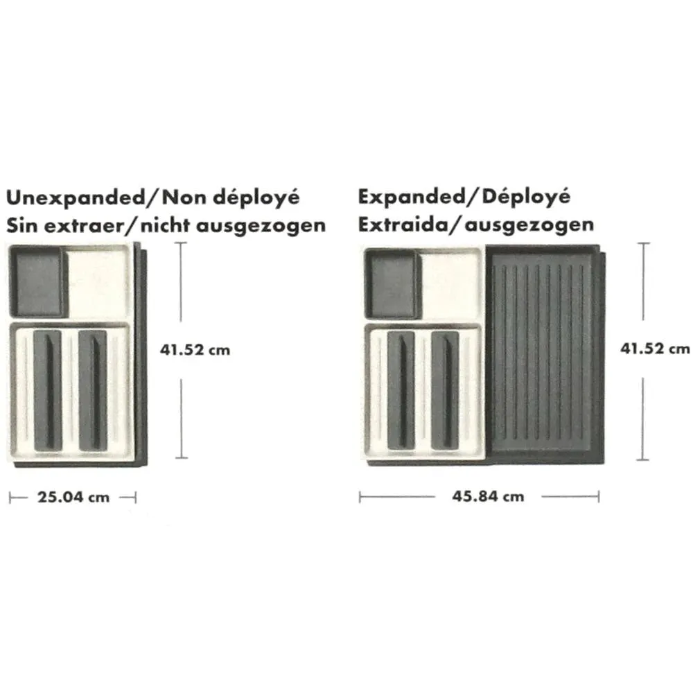 Organizador extensible para cajones.