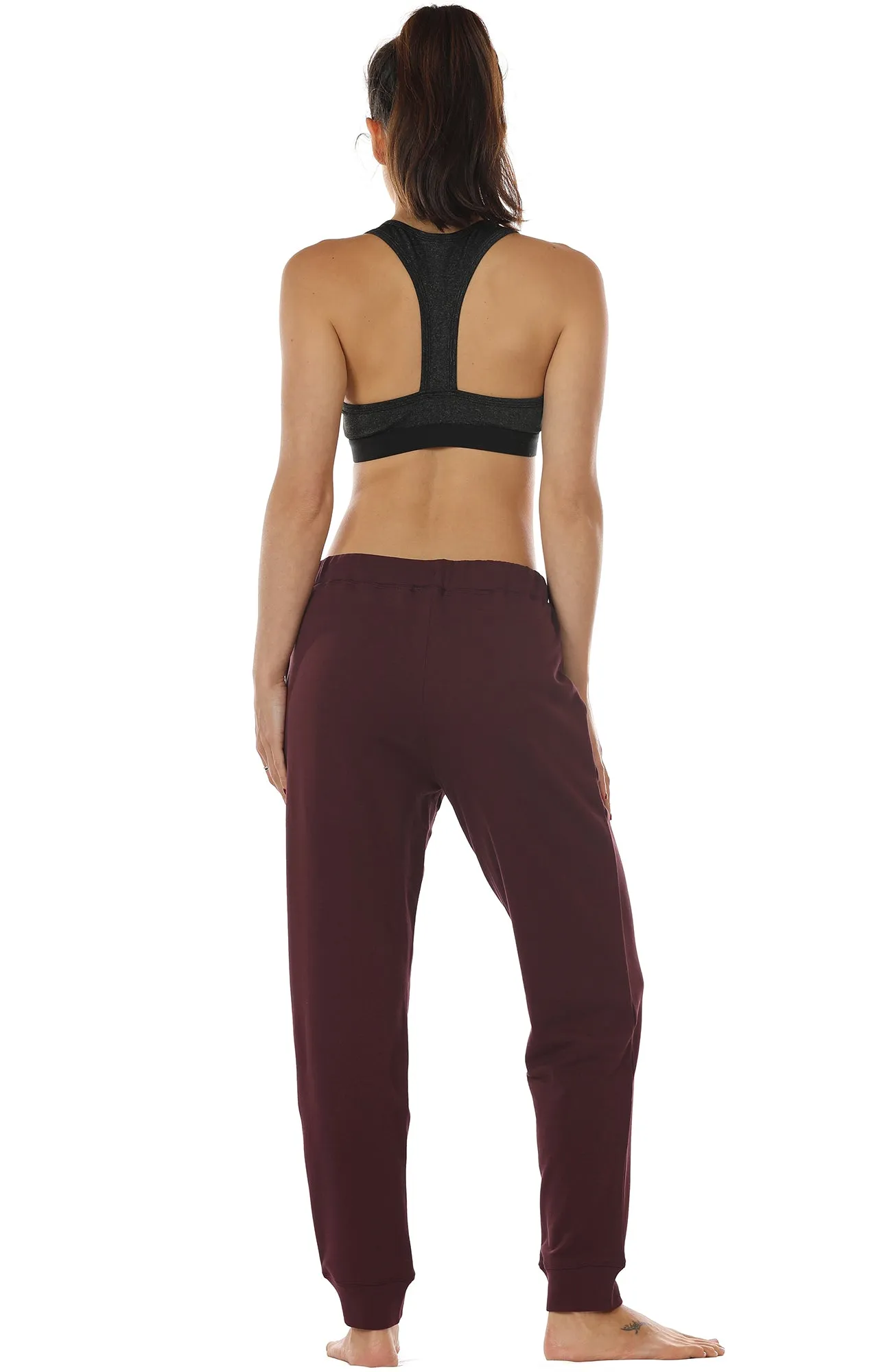 P40 icyzone Women's Active Joggers Sweatpants - Athletic Yoga Lounge Pants with Pockets