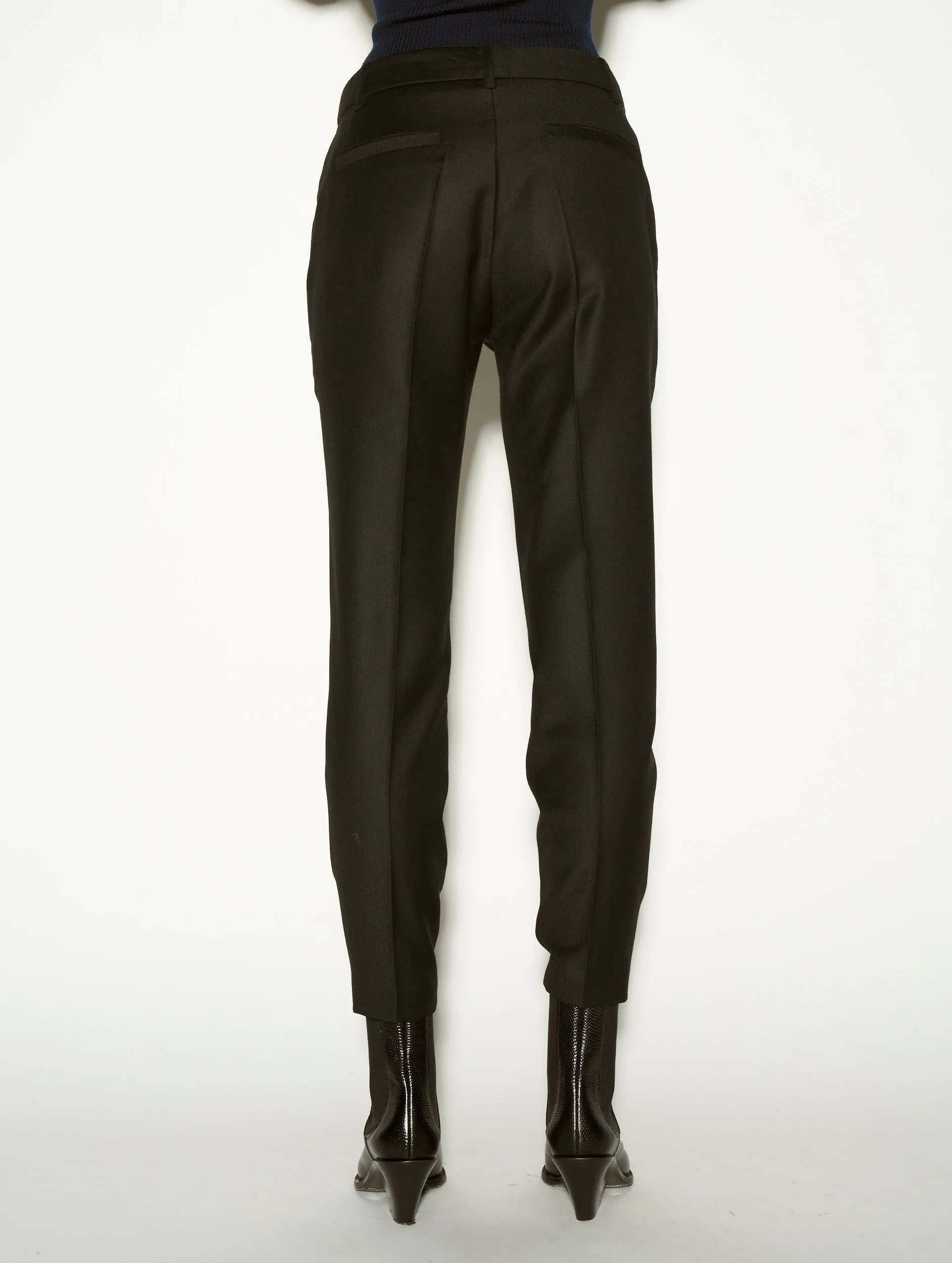 Pantalon de costume Roxy en laine cachemire noir