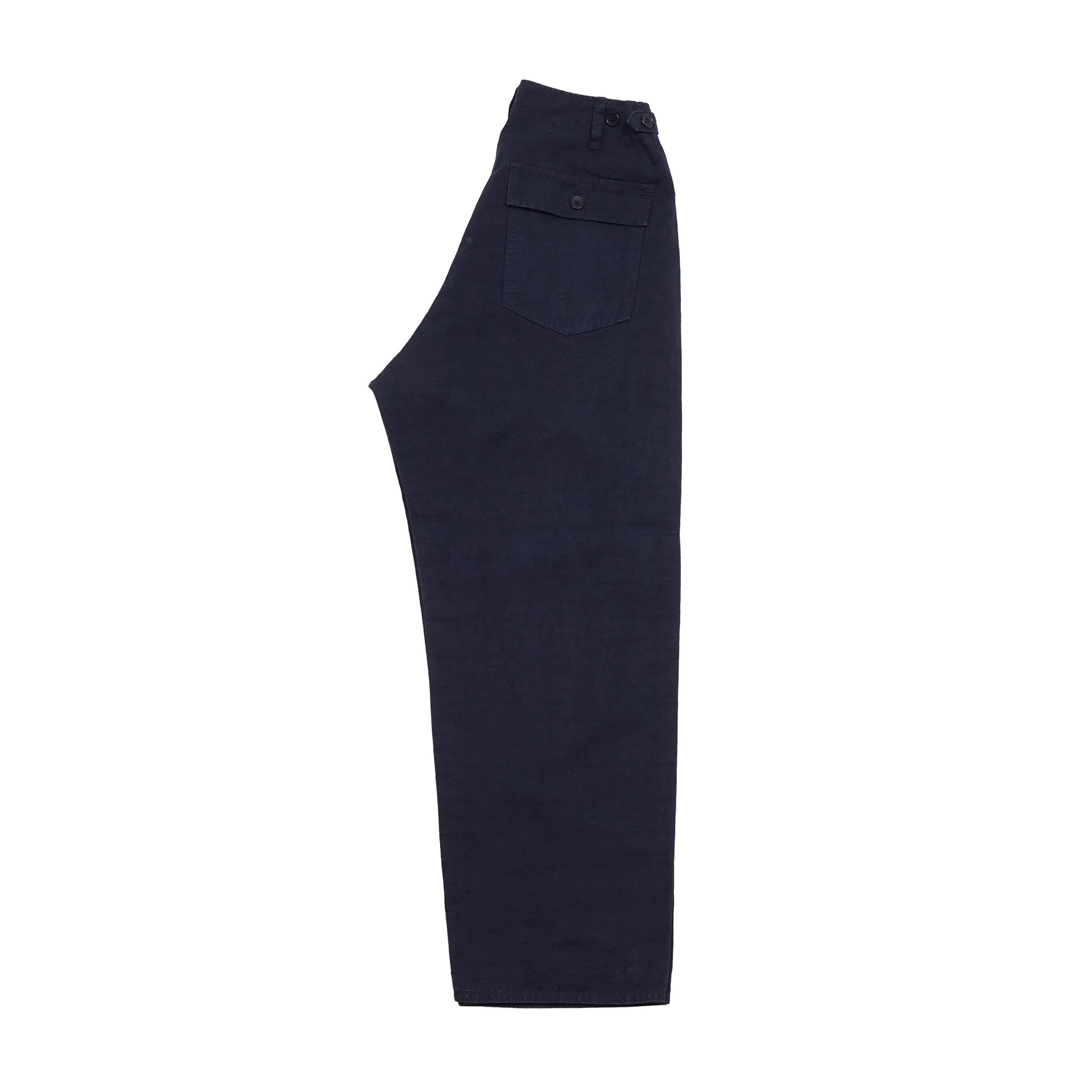 Pas de Calais Cotton Linen Baker Pant in Navy