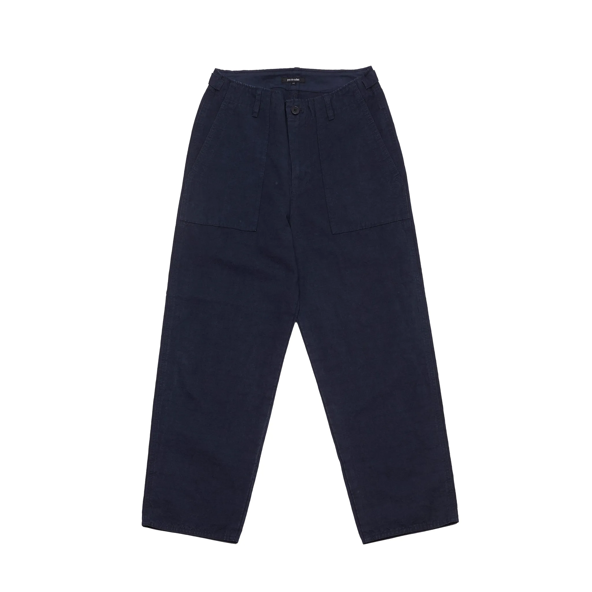 Pas de Calais Cotton Linen Baker Pant in Navy