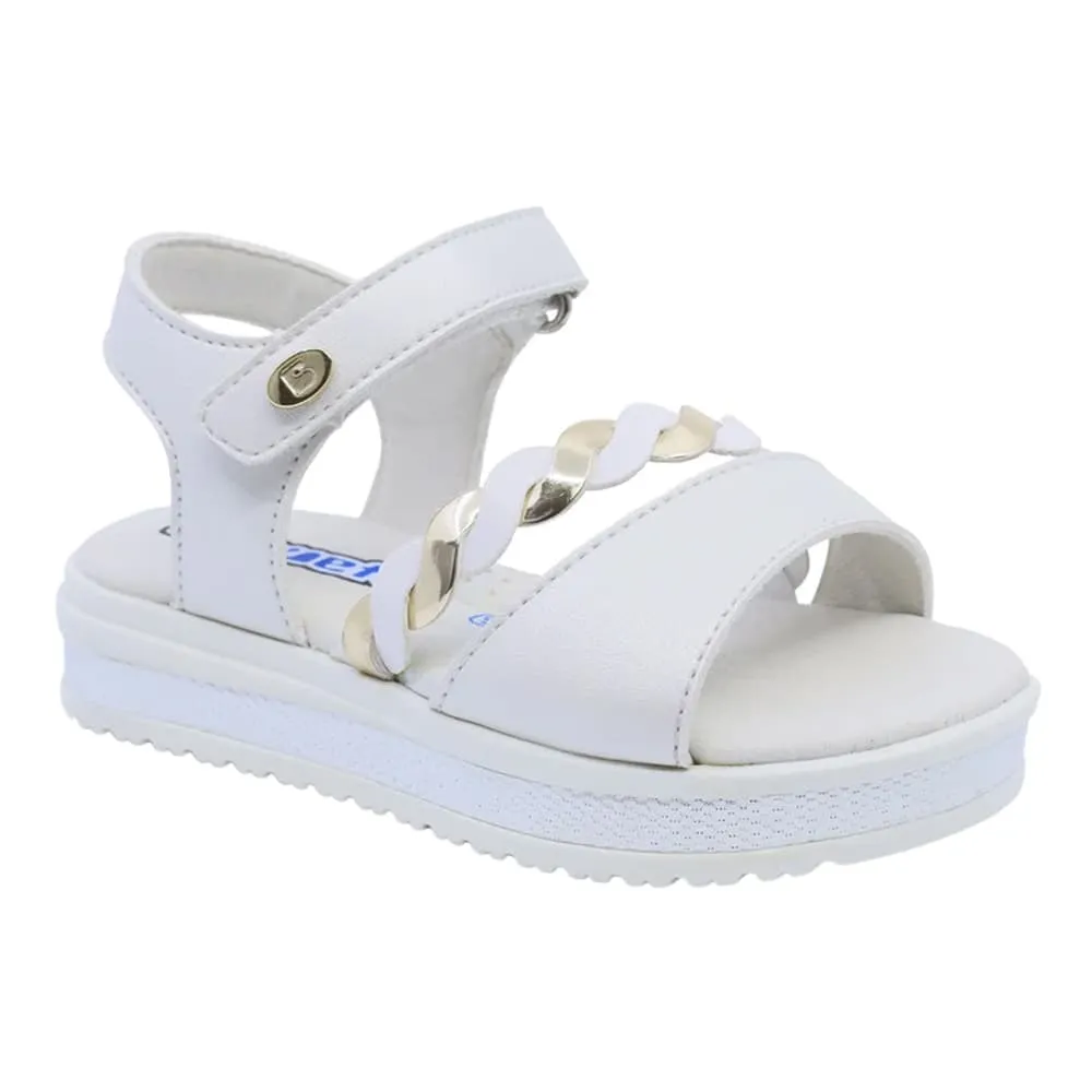 Sandalias Casuales con Velcro para Niña Coqueta y Audaz 101608-Y