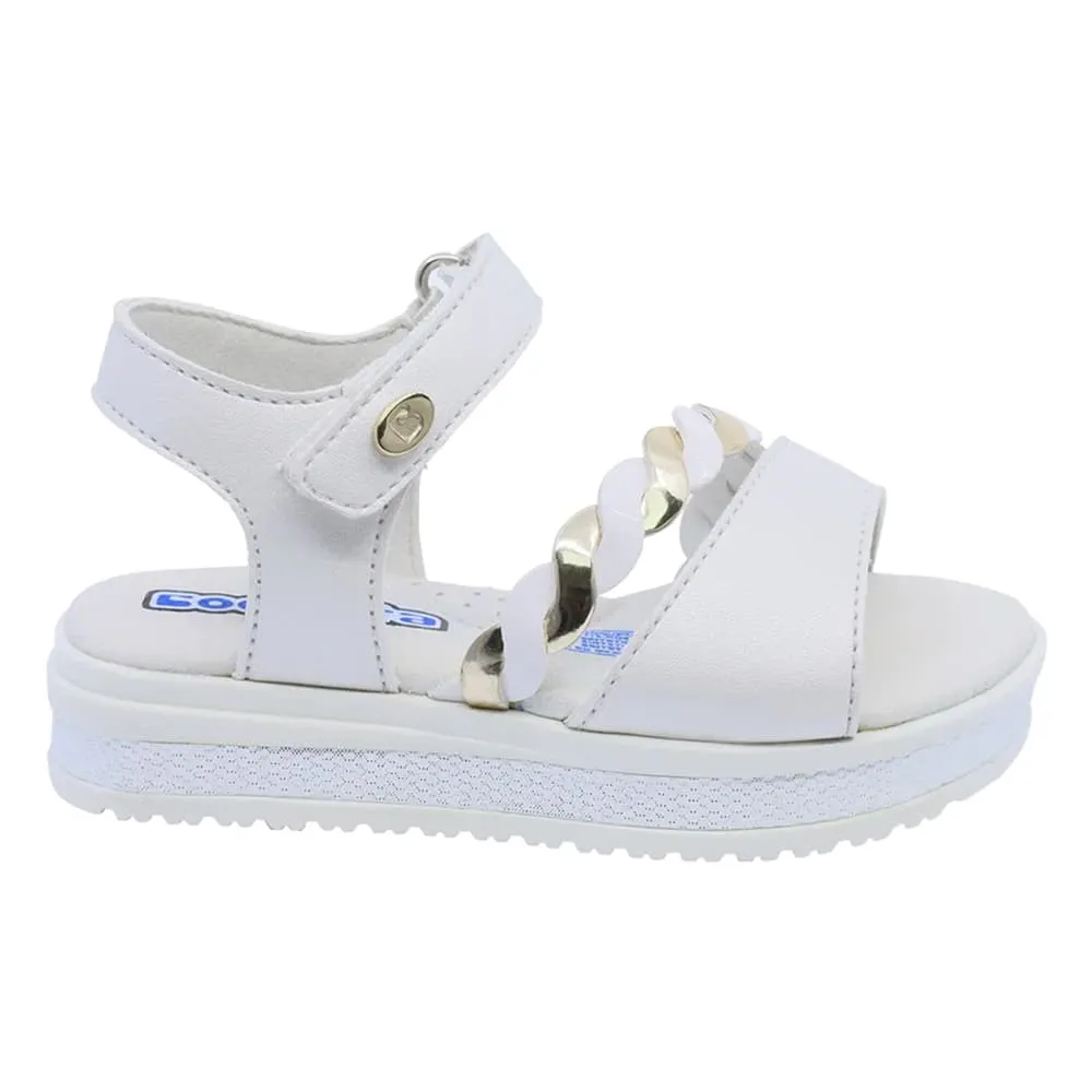 Sandalias Casuales con Velcro para Niña Coqueta y Audaz 101608-Y