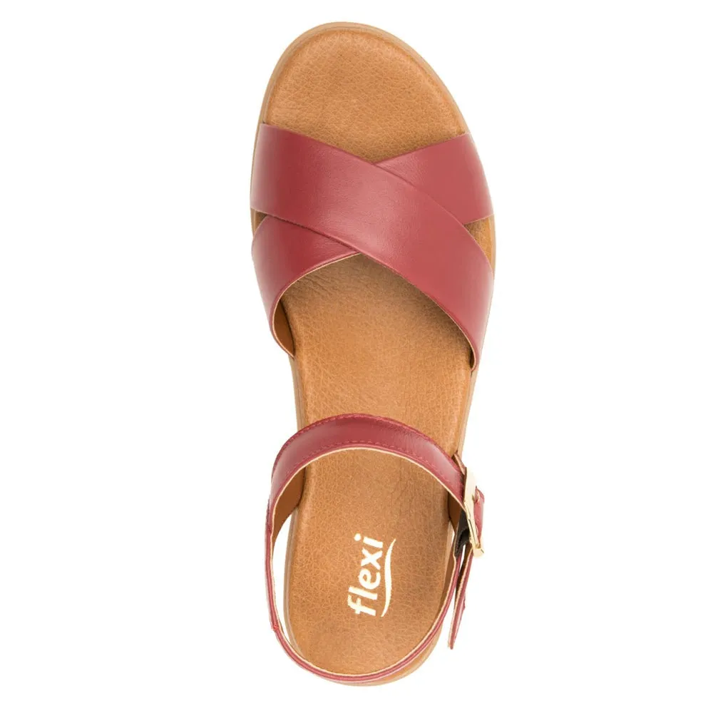 Sandalias con Cuña de Mujer Flexi 123703