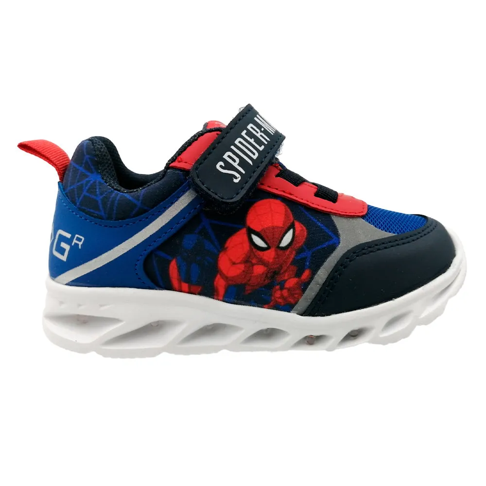 Tenis con Agujetas y Velcro de Spider Man para Niños Licencias 95704