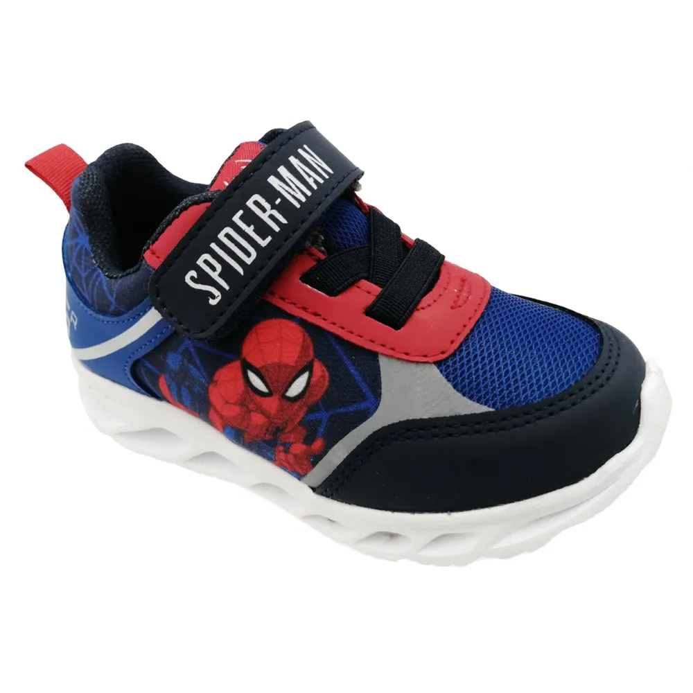 Tenis con Agujetas y Velcro de Spider Man para Niños Licencias 95704