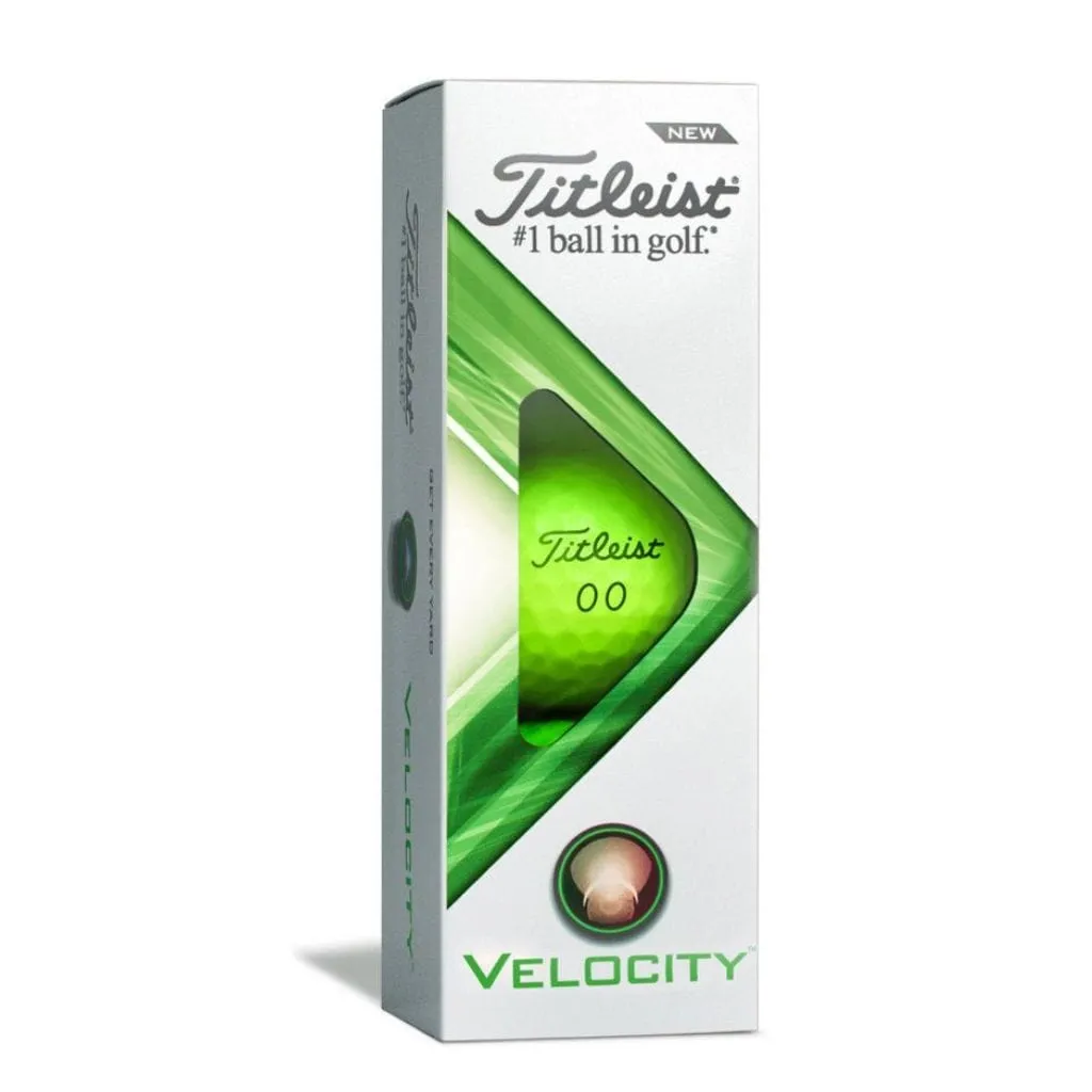 Titleist Velocity Golfballen Matte - Groen